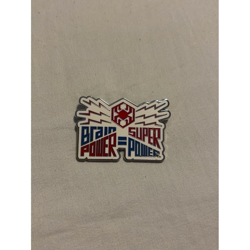 Brain Power = Super Power W.E.B. Worldwide Engineering Brigade Disneyland Pin